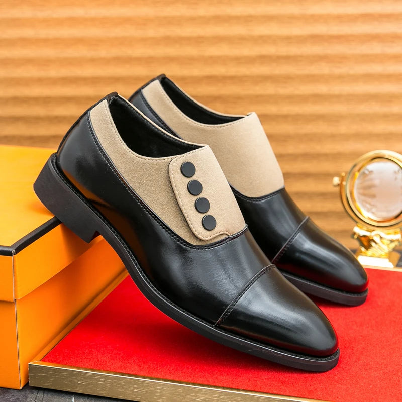 Men Breathable Leisure Soft Leather Loafers Formal Shoes