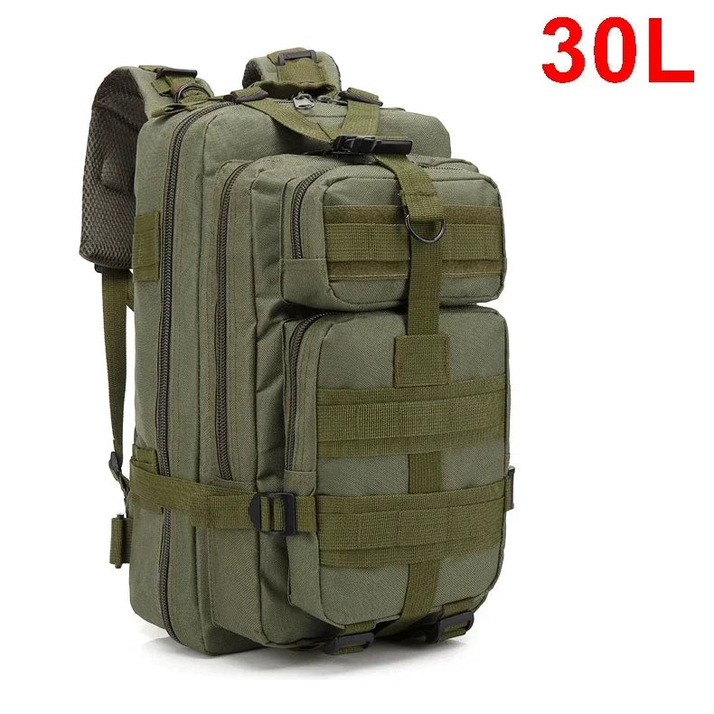 30/50L Tactical Backpacks For Man Hiking Outdoor Survival Bags 3P Assault Pack EDC Molle Pack For Trekking Hunting Bag