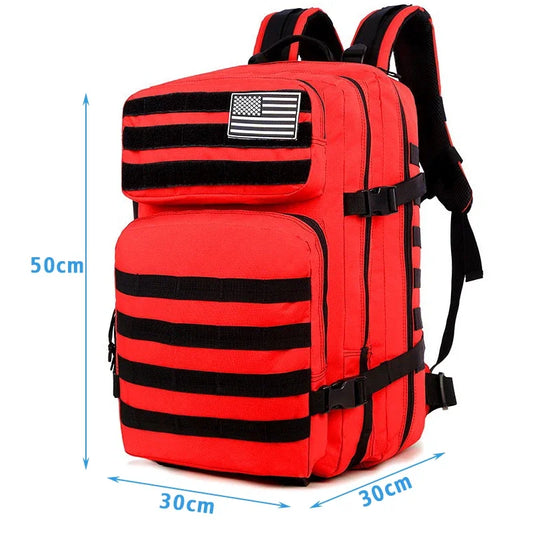 Men's EDC Outdoor Hiking Survival Backpack Camouflage Large Capacity