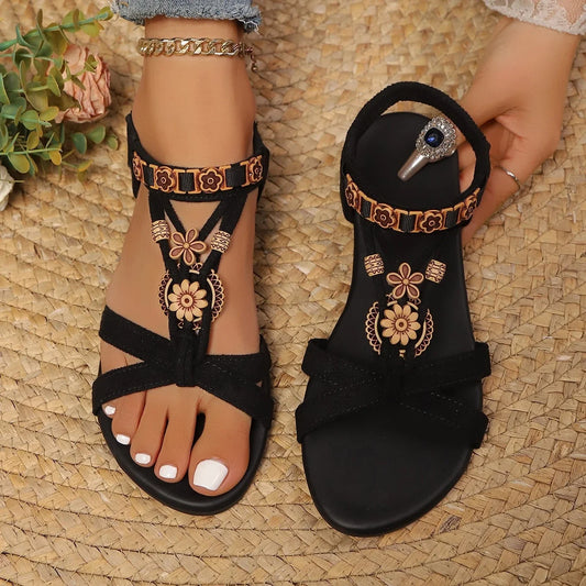 Women Wedge Sandals Bohemia Style