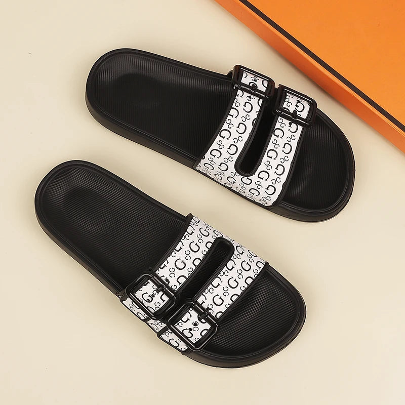 Men's Genuine Comfortable House Slippers Flip Flop Slides