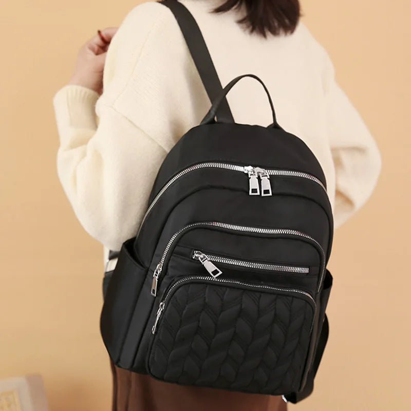 Neutral Square Bag Backpack Nylon Travel Men's and Women's Backpacks