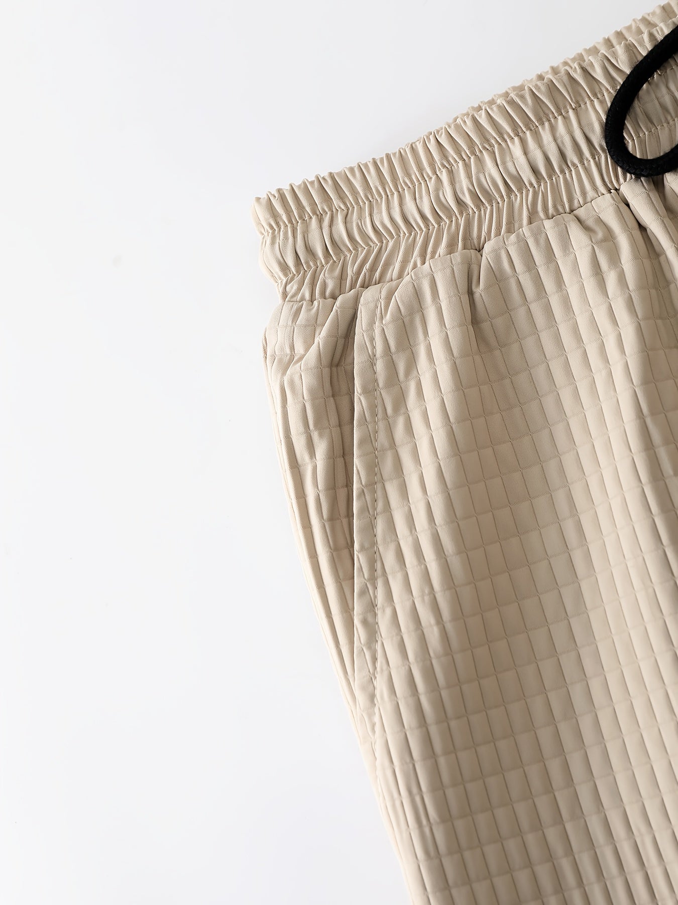 Men's Casual Solid Color Short Sleeve Shirt & Pants Set with Chest Pocket