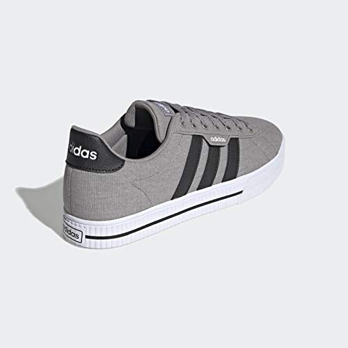 adidas Men's Daily 3.0 Skate Shoe, Dove Grey/Core Black/Cloud White, 10