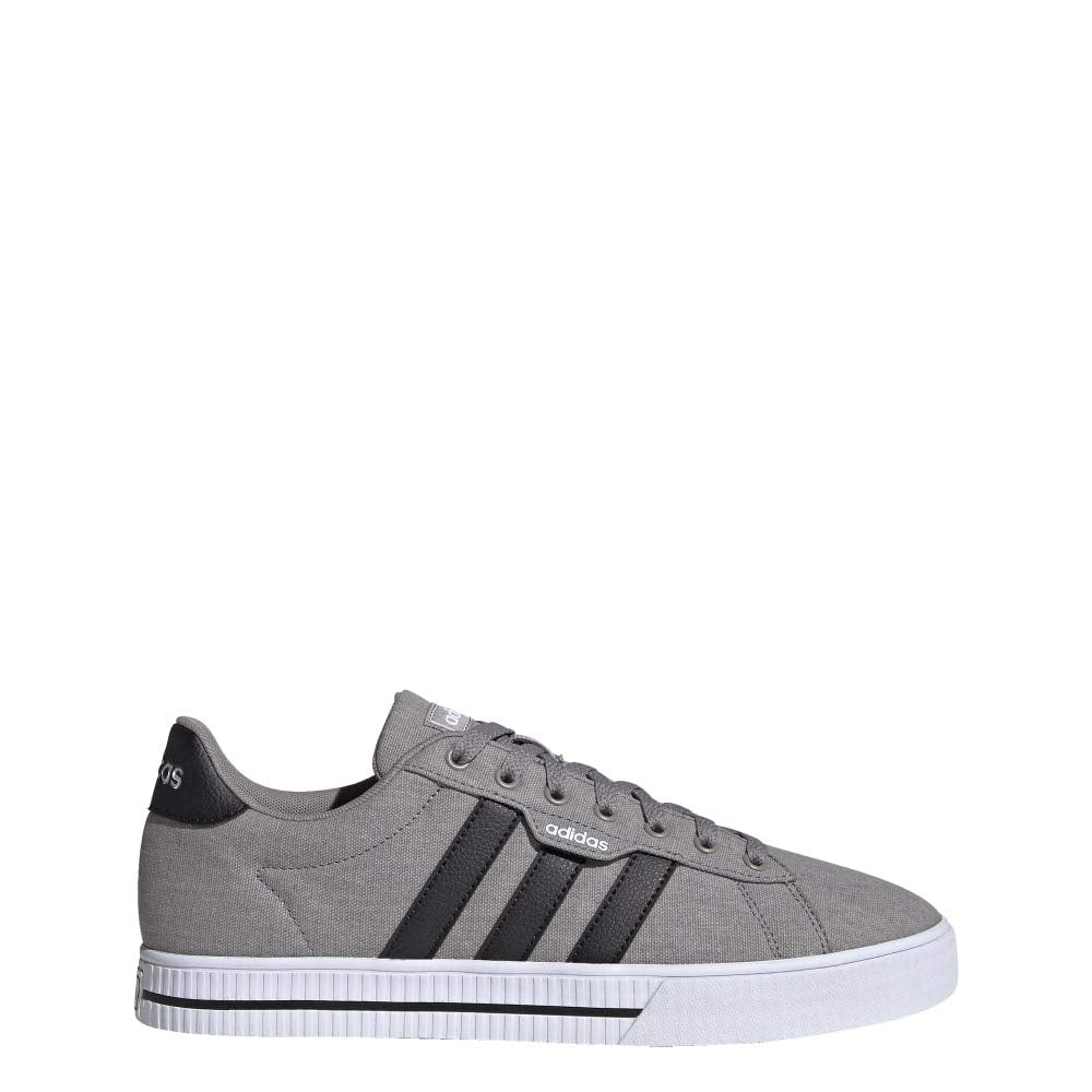 adidas Men's Daily 3.0 Skate Shoe, Dove Grey/Core Black/Cloud White, 10