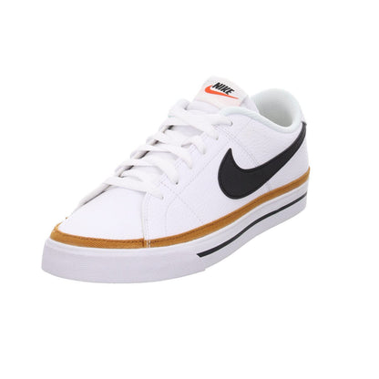 Nike Men's Court Legacy Gymnastics Shoe, White Black Desert Ochre Gum Light Brown, 10 UK