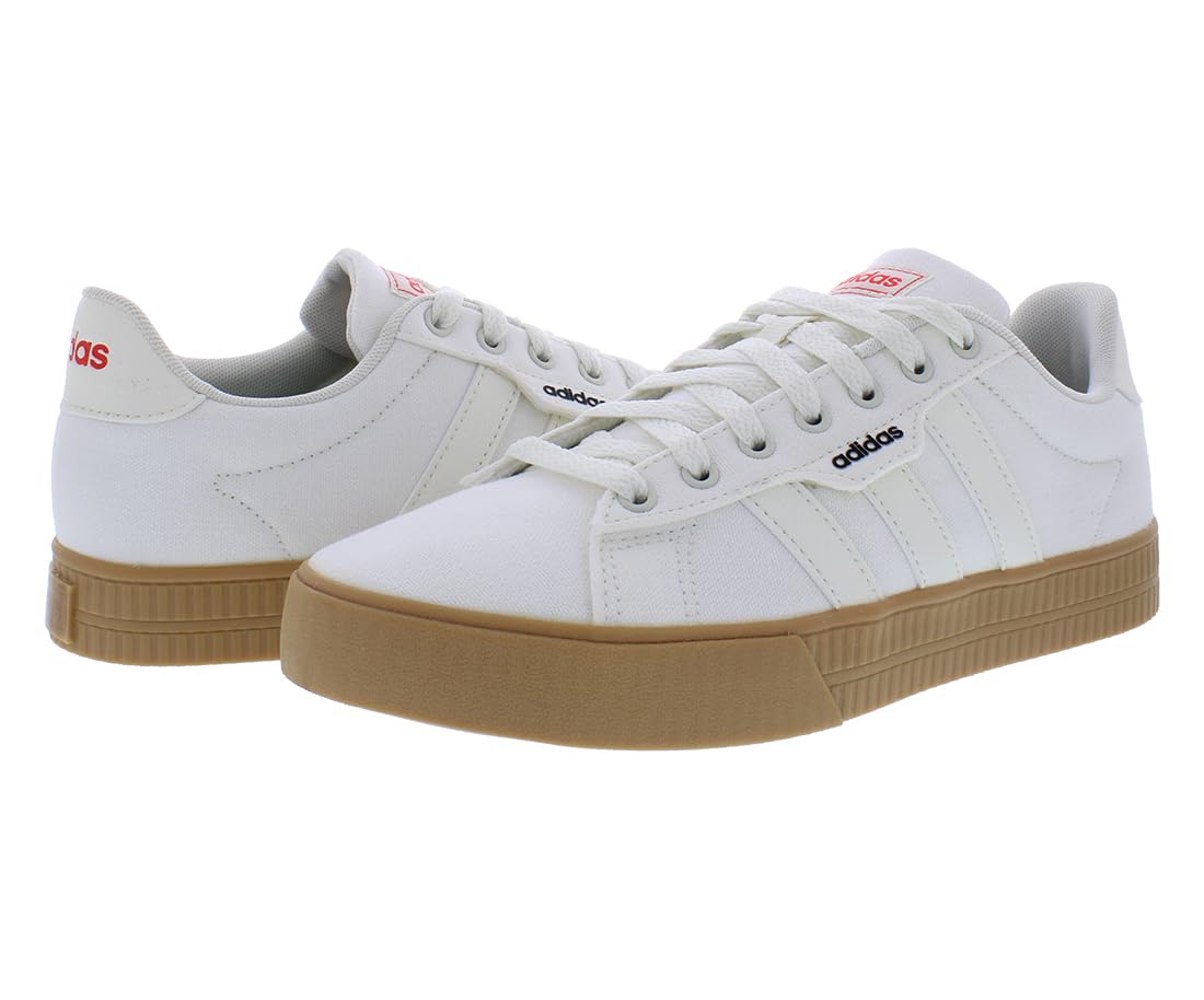 adidas Men's Daily 3.0 Skate Shoe, Dove Grey/Core Black/Cloud White, 10