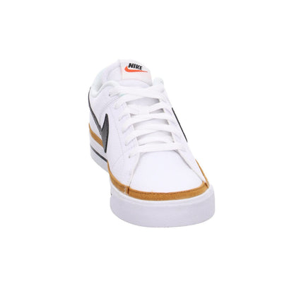 Nike Men's Court Legacy Gymnastics Shoe, White Black Desert Ochre Gum Light Brown, 10 UK