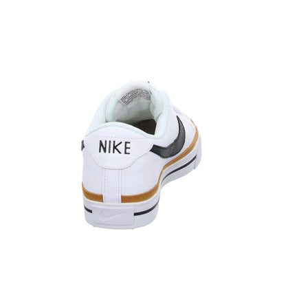 Nike Men's Court Legacy Gymnastics Shoe, White Black Desert Ochre Gum Light Brown, 10 UK