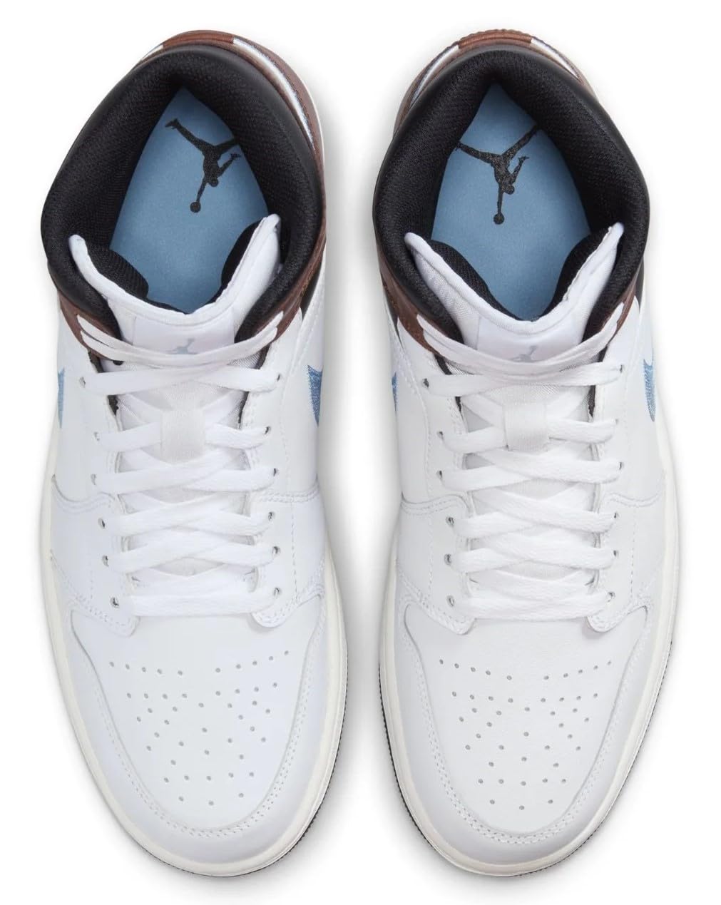 Air Jordan 1 Mid SE Men's Shoes (HV0789-010, Black/White/Metallic Gold/Metallic Silver) Size 11