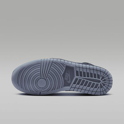 Air Jordan 1 Mid SE Men's Shoes (HV0789-010, Black/White/Metallic Gold/Metallic Silver) Size 11