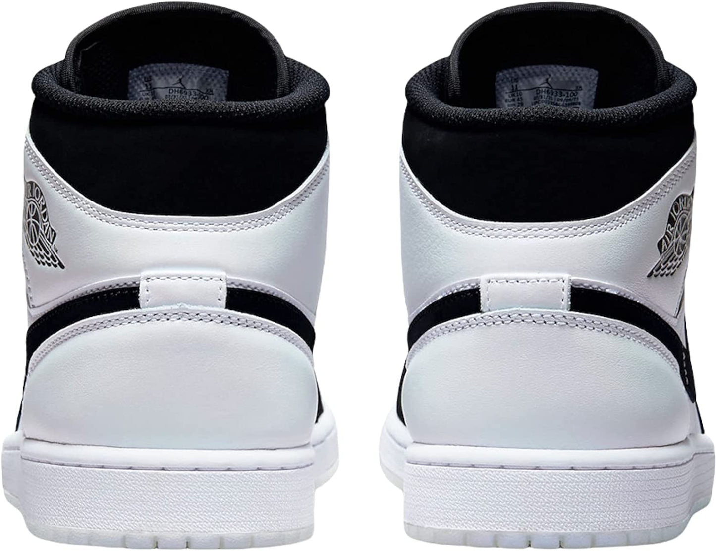 Air Jordan 1 Mid SE Men's Shoes (HV0789-010, Black/White/Metallic Gold/Metallic Silver) Size 11