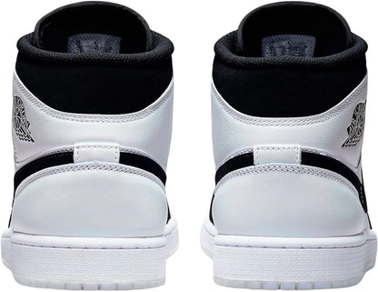 Air Jordan 1 Mid SE Men's Shoes (HV0789-010, Black/White/Metallic Gold/Metallic Silver) Size 11