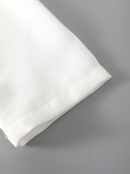 Men's Button-Up Long Sleeve Shirt & Pants Set