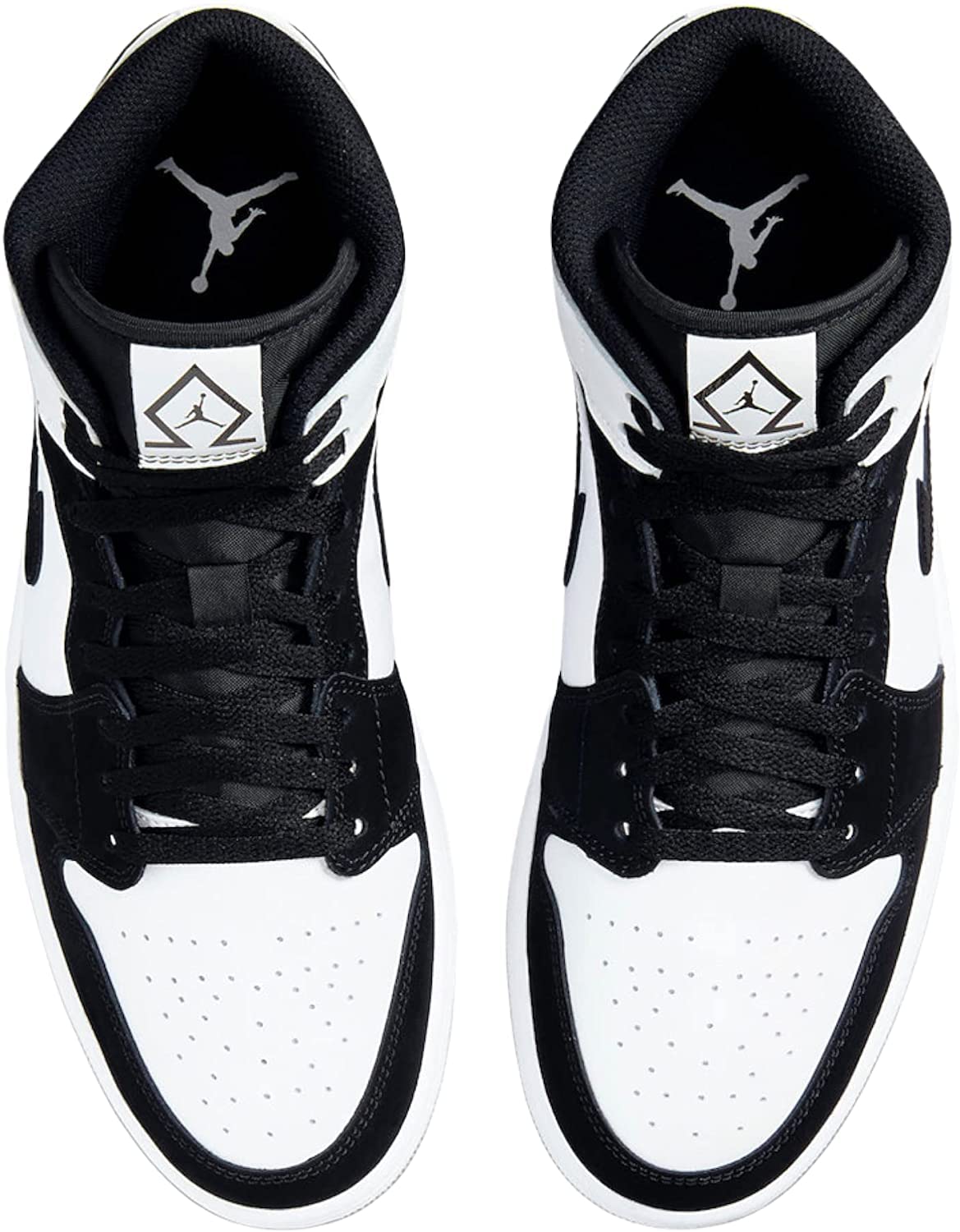 Air Jordan 1 Mid SE Men's Shoes (HV0789-010, Black/White/Metallic Gold/Metallic Silver) Size 11