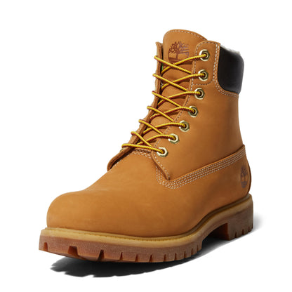 Timberland Men's Premium 6 Inch Lace Up Waterproof Boot, Wheat-NEW 2024, 10 Medium