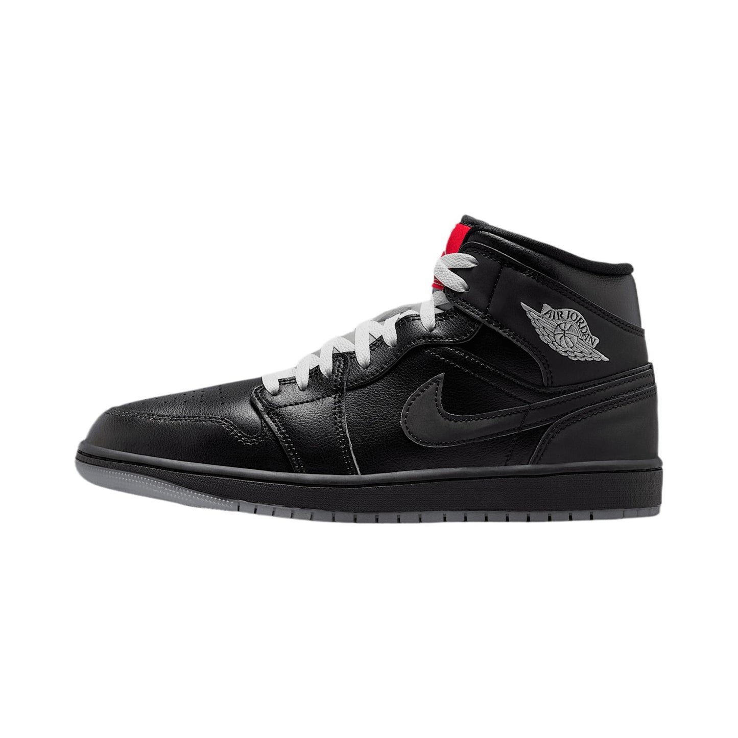 Air Jordan 1 Mid SE Men's Shoes (HV0789-010, Black/White/Metallic Gold/Metallic Silver) Size 11