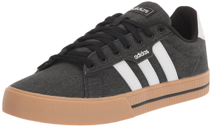 adidas Men's Daily 3.0 Skate Shoe, Dove Grey/Core Black/Cloud White, 10