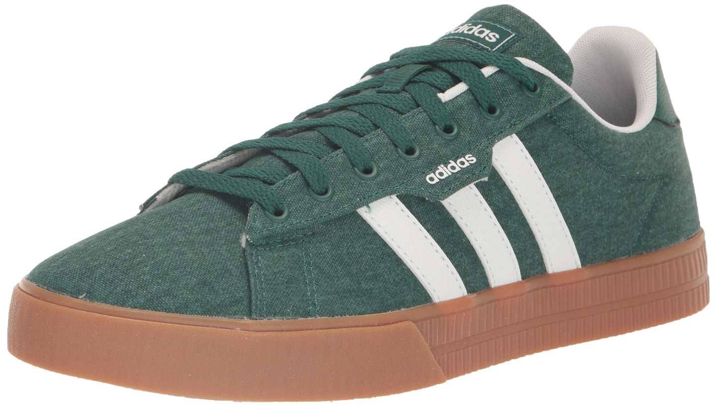 adidas Men's Daily 3.0 Skate Shoe, Dove Grey/Core Black/Cloud White, 10