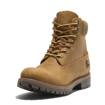 Timberland Men's Premium 6 Inch Lace Up Waterproof Boot, Wheat-NEW 2024, 10 Medium