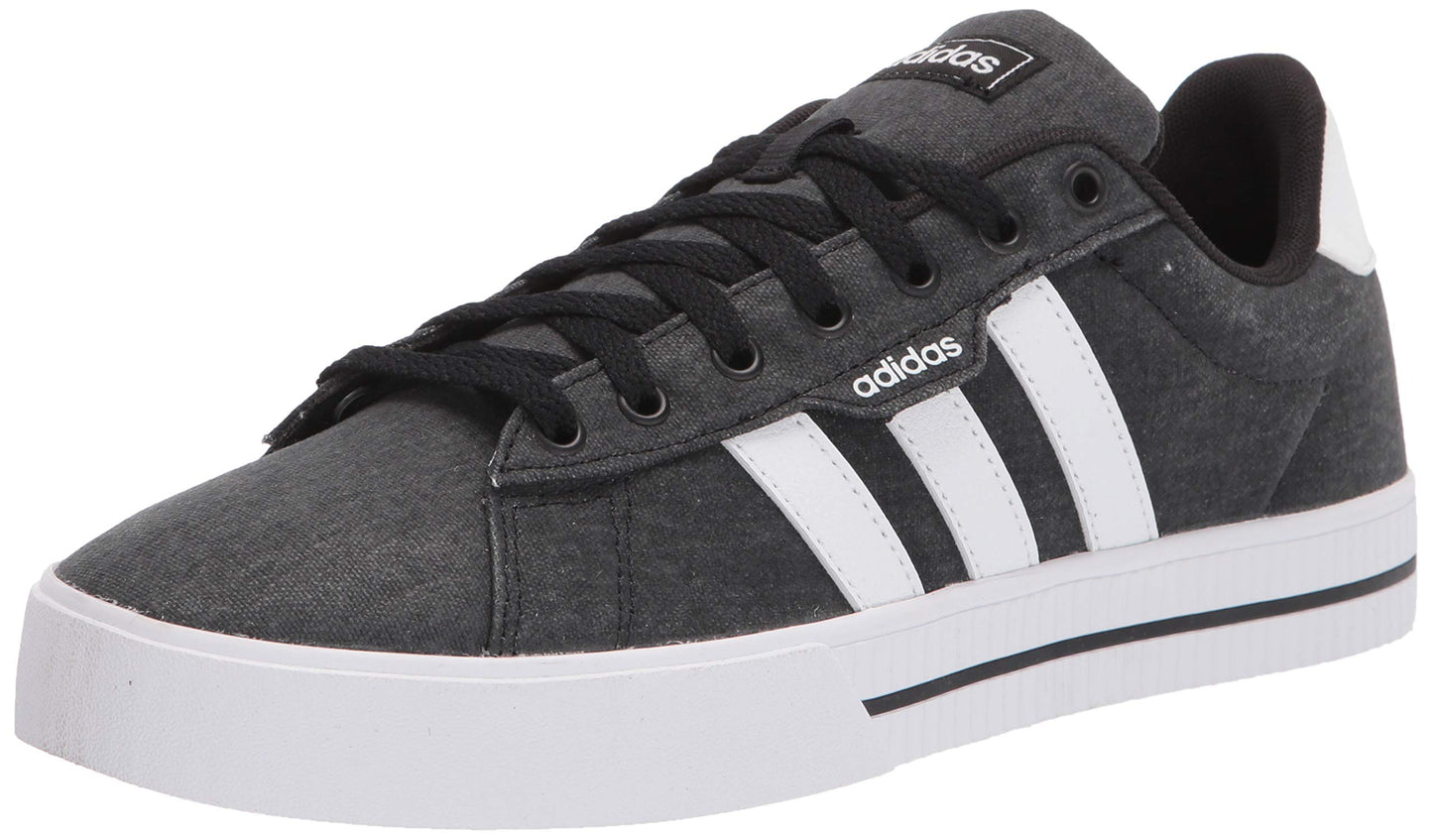 adidas Men's Daily 3.0 Skate Shoe, Dove Grey/Core Black/Cloud White, 10