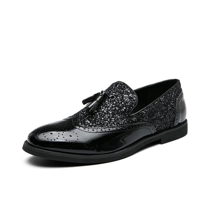 Italian PU Leather Shoes Men High Quality Loafers