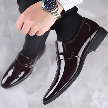 Black Casual Business Slip on Loafers