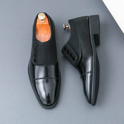 Men Breathable Leisure Soft Leather Loafers Formal Shoes