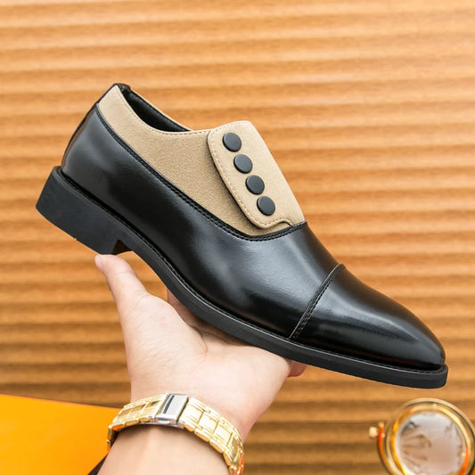 Men Breathable Leisure Soft Leather Loafers Formal Shoes