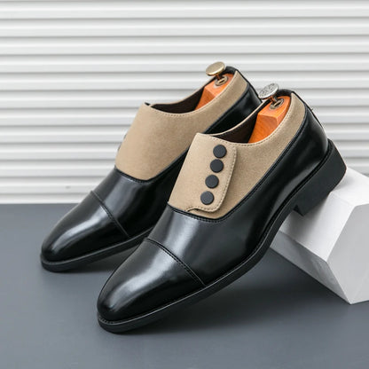 Men Breathable Leisure Soft Leather Loafers Formal Shoes