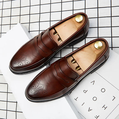 High Quality Height Men Leather Oxford Shoes