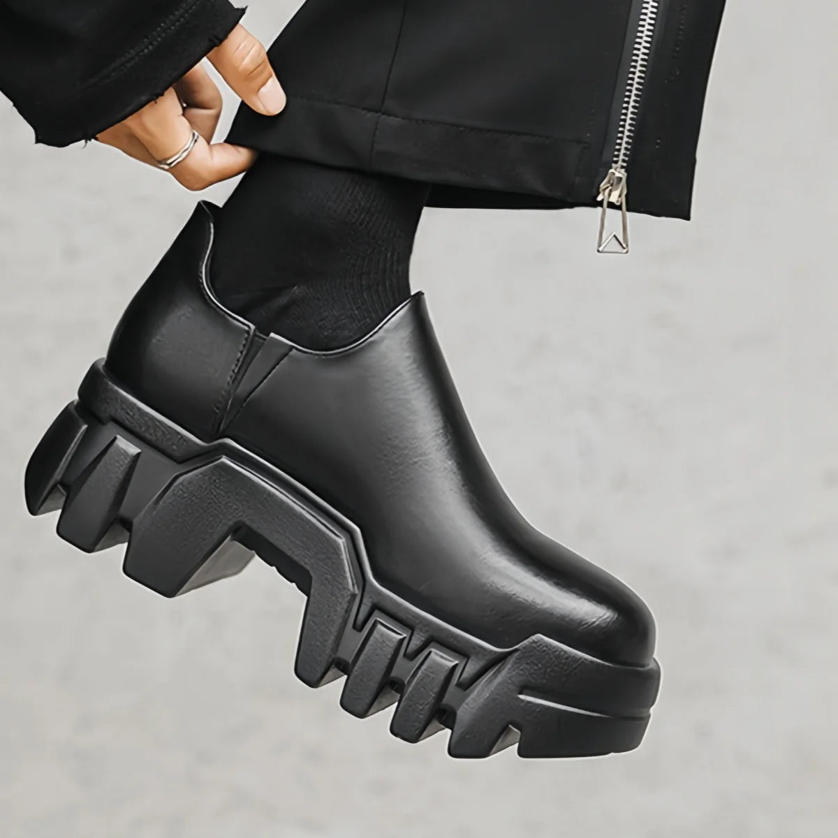 Fashion Size Men Platform Loafer