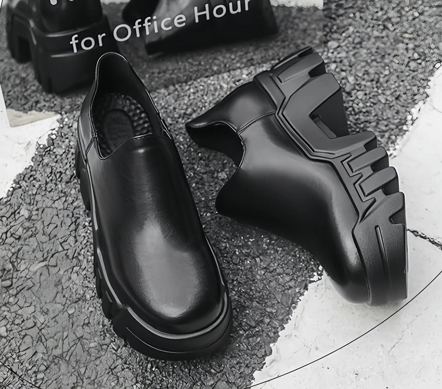 Fashion Size Men Platform Loafer