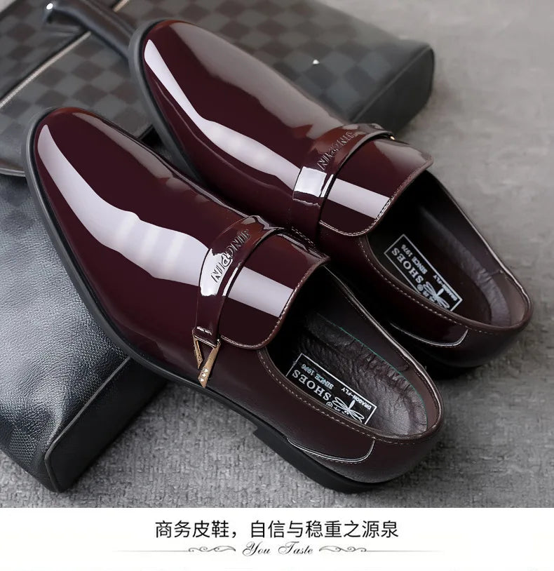 Black Casual Business Slip on Loafers