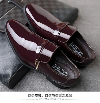 Black Casual Business Slip on Loafers