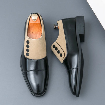 Men Breathable Leisure Soft Leather Loafers Formal Shoes