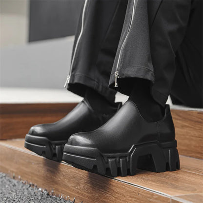 Fashion Size Men Platform Loafer