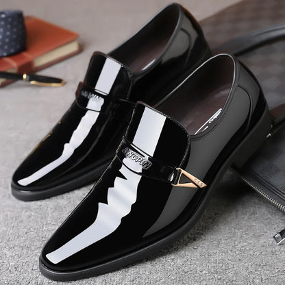 Black Casual Business Slip on Loafers