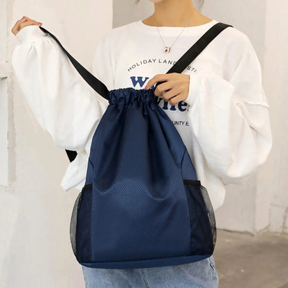 Men/Women Drawstring Pocket Backpack