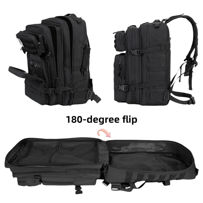 Lightweight Waterproof Tactical Backpack for Camping Hiking