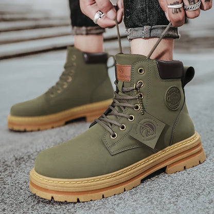 Men Waterproof Hiking Boot - Chelsea Retro Boots