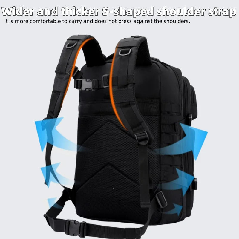 Lightweight Waterproof Tactical Backpack for Camping Hiking