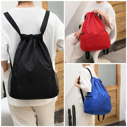Men/Women Drawstring Pocket Backpack