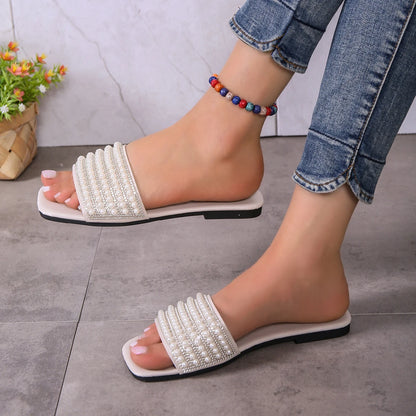 Women's fashionable flat slipper