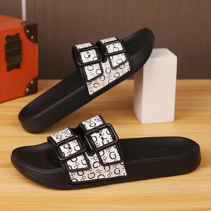 Men's Genuine Comfortable  House Slippers Flip Flop Slides