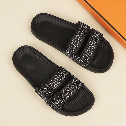Men's Genuine Comfortable  House Slippers Flip Flop Slides