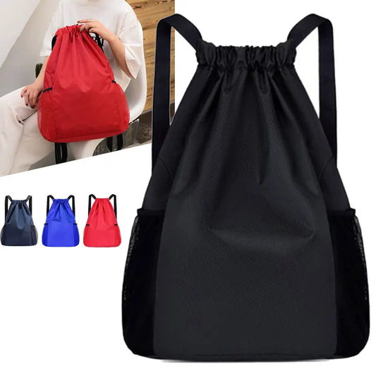 Men and Women Drawstring Pocket Backpack