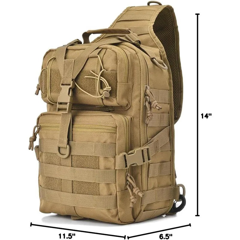 Tactical Chest Bag for Men's Travel Backpack