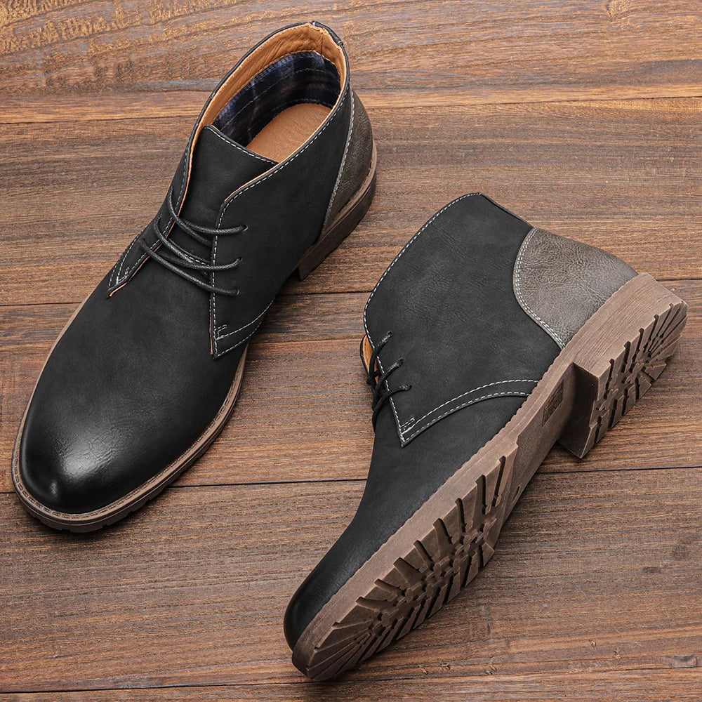 Men Desert Boots Retro American style Men Ankle Boots