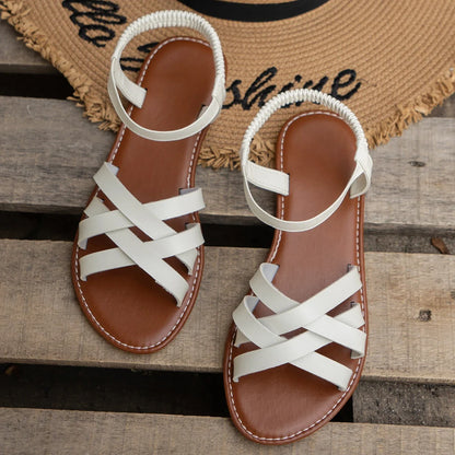Women Flat Sandals with Non Slip Rubber Sole